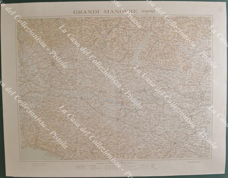 LOMBARDIA - VENETO - EMILIA ROMAGNA. "Grandi Manovre (1909)".