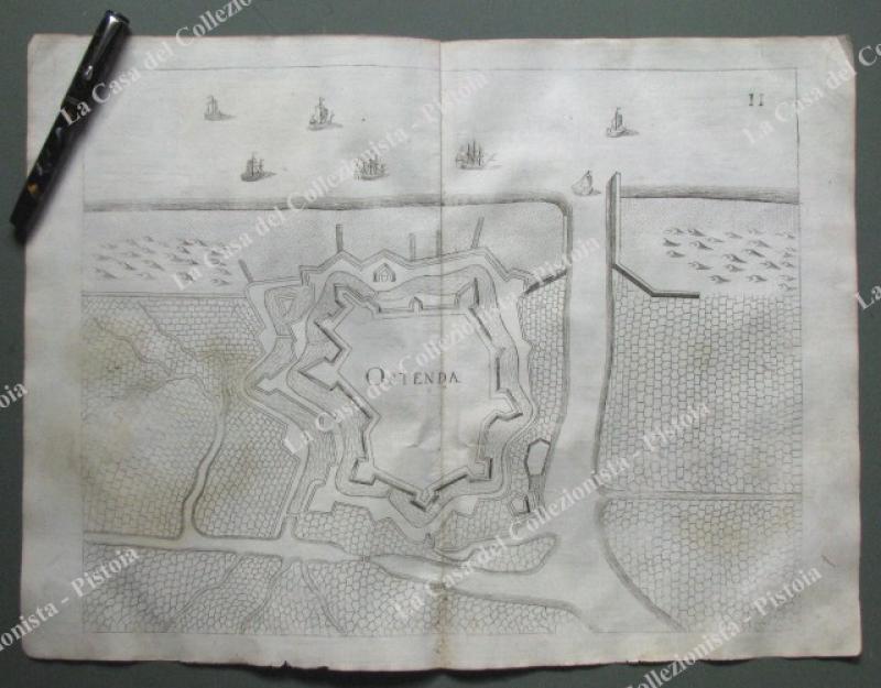 (Belgio - Belgique - Ostende) OSTENDA. Pianta topografica della città.