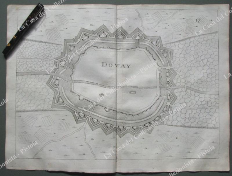 (Francia - France - Douai) DOVAY. Pianta topografica della città.