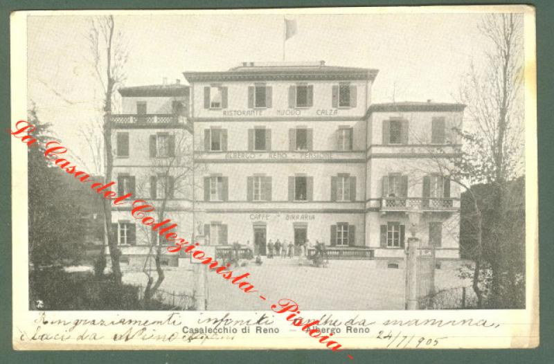 Emilia Romagna. CASALE DI RENO, Bologna. Albergo Reno.