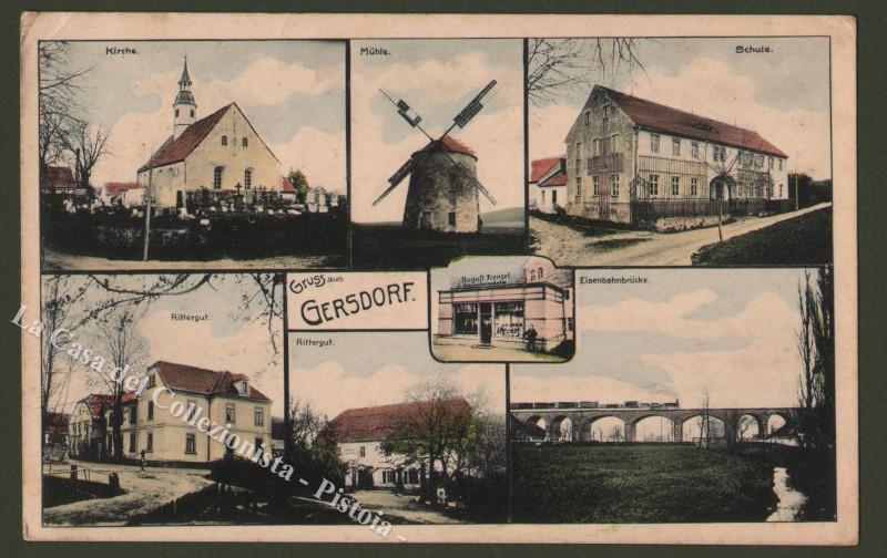 Deutschland, Sachen, Zwickau. Grus aus Gersdorf