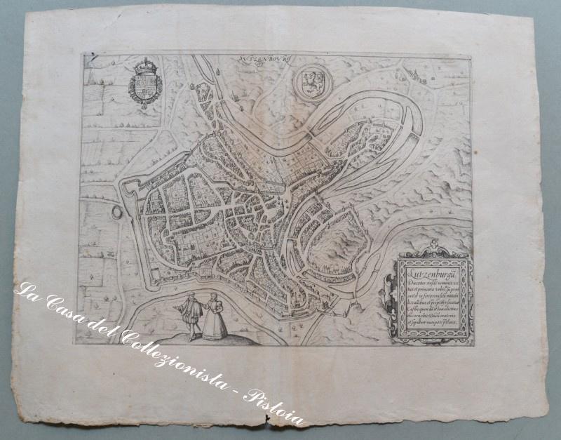 LUSSEMBURGO, LUXEMBOUR. LUTZEN BURGU DUCATUS EIUSDE NOMINIS...Da Guiccirdini L., 1612