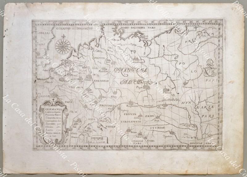 Anno 1649, Montecalerio. Germania Deutschland. GERMANIA. Figura di tutta la Germania