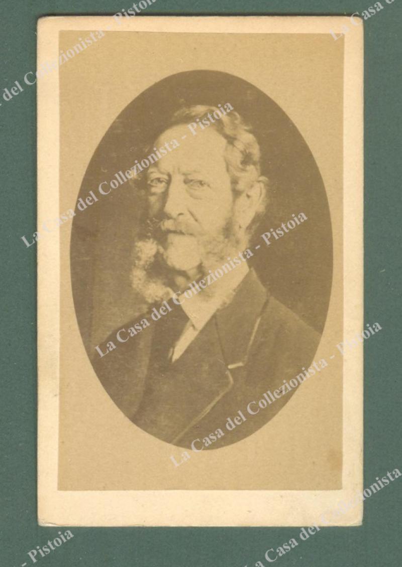 GRUN ANASTASIO (1806 - 1876). Poeta e uomo politico austriaco. Foto all'albumina, circa 1870