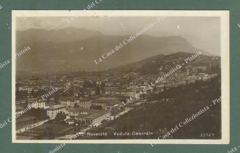 ROVERETO, Trento. Cartolina d'epoca viaggiata nel 1933