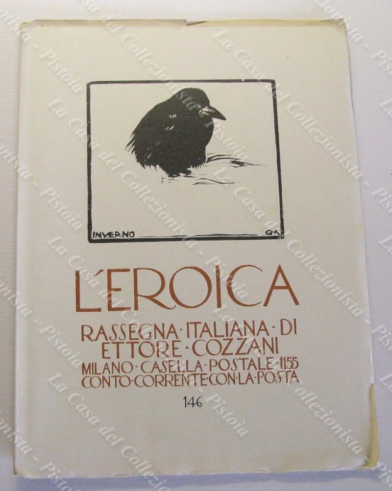 L’EROICA. Rivista mensile letteraria. QUADERNO 146 (anno XVIII, 1930). Vari autori.