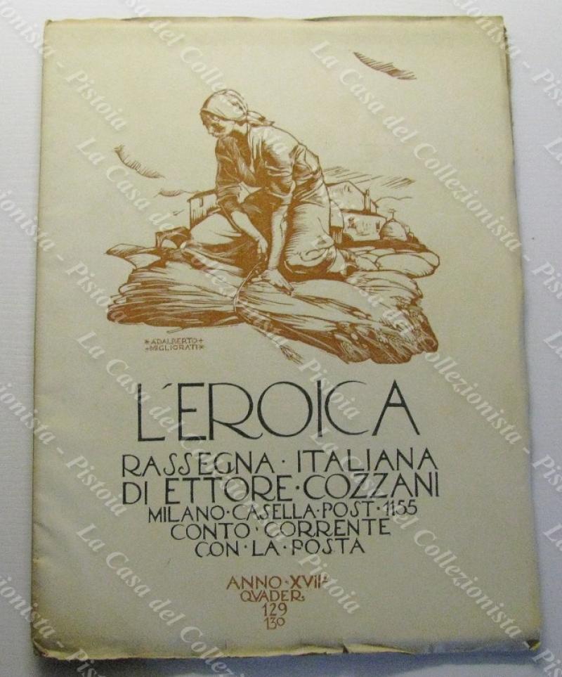 L’EROICA. Rivista mensile letteraria. QUADERNI 129 e 130 (anno XVII, 1929).