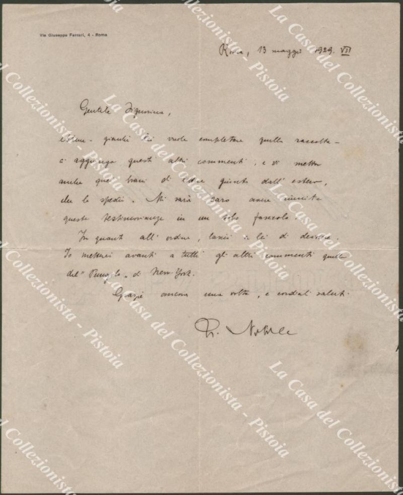 NOBILE UMBERTO (Lauro 1885 - Roma 1978). Generale, esploratore, ingegnere e accademico italiano. Celebre per le sue trasvolate in dirigibile al Polo Nord, nel 1926 a bordo del Norge e nel 1928 a bordo dell’Italia, quest’ultima terminata in tragedia.