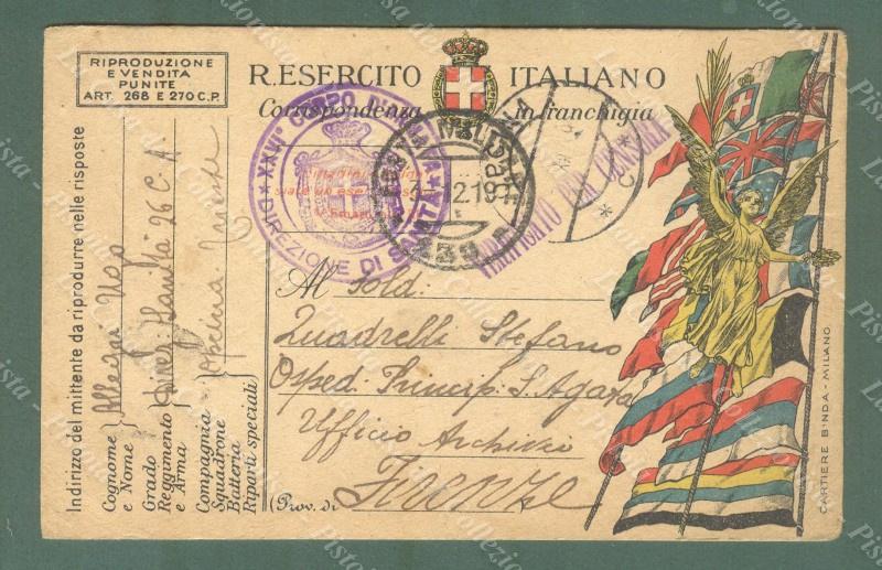 POSTA MILITARE 130 su franchigia del 1919