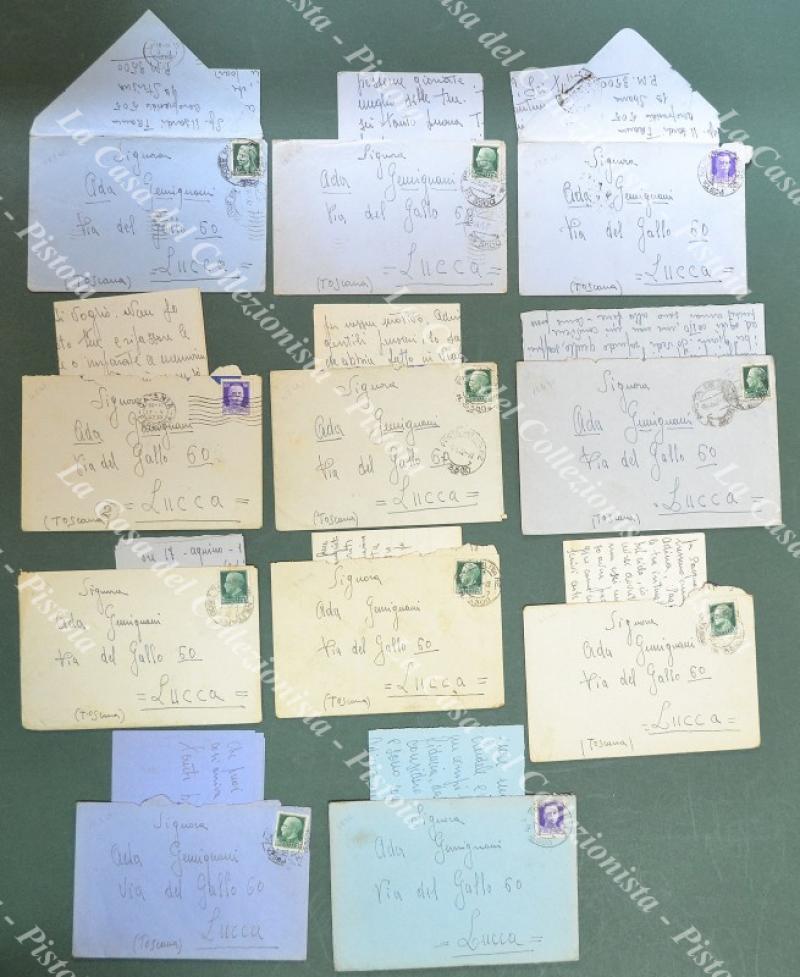 II GUERRA. 11 lettere dalla P.M. 3300 e P.M. 3500