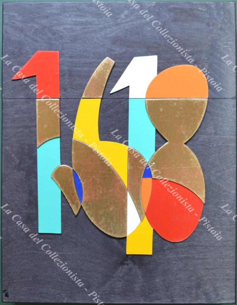(Libro d’artista) NESPOLO UGO - PEIRETTI FEDERICO. 1618. IL NUMERO D’ORO. UTET, Torino, 2010.