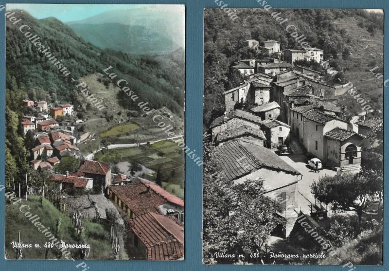 VITIANA, Lucca. 2 cartoline d'epoca viaggiate