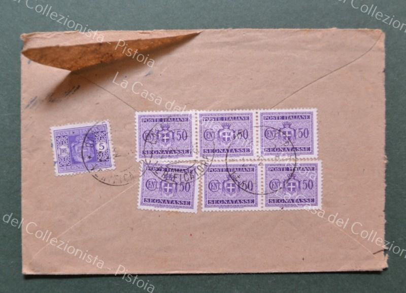 Storia postale LUOGOTENENZA. Lettera del 1946 da Frattaminore (Na) a Caserta