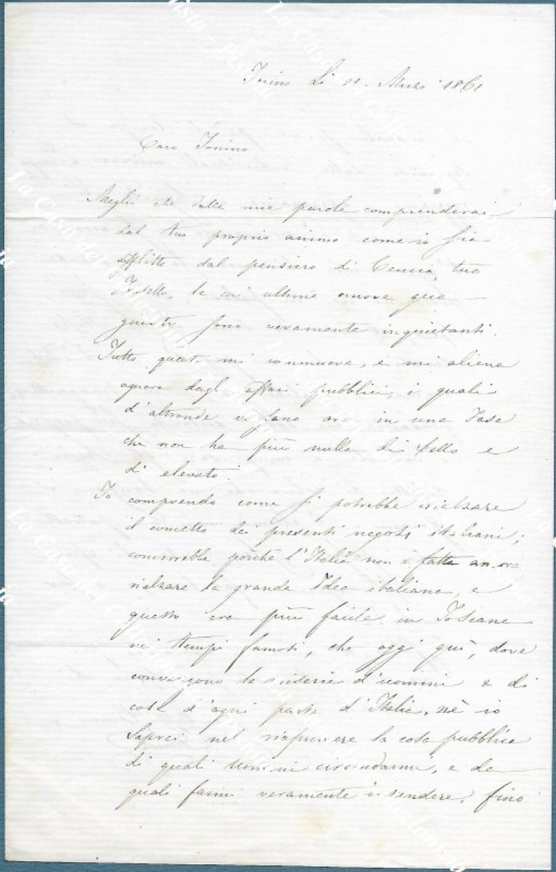 RICASOLI BETTINO (Firenze 1809 - San Regolo 1880). Soprannominato il “barone di ferro” fu sindaco di Firenze e secondo presidente del Consiglio del Regno d’Italia dopo Cavour.