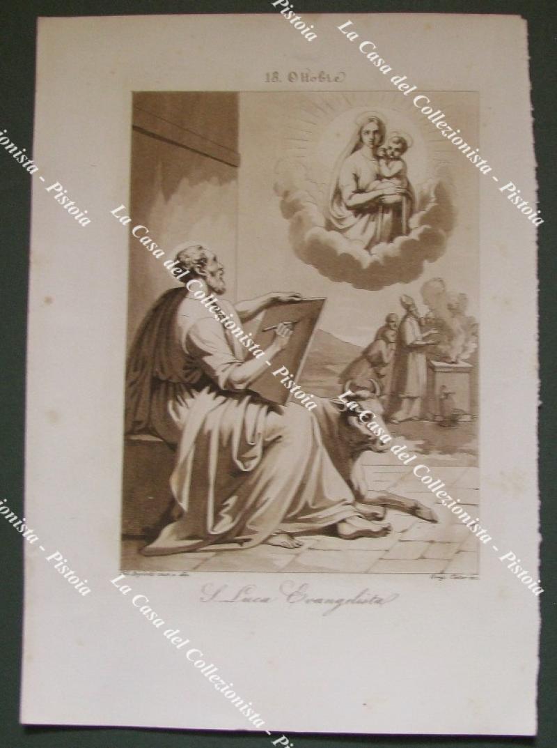 S.LUCA EVANGELISTA, patrono degli artisti, chirurghi, medici, notai, pittori e scultori.