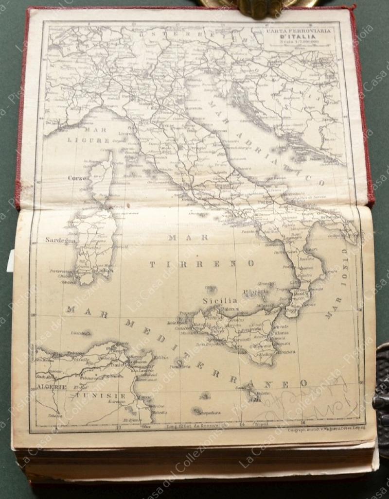 (Italia setten. - guida Baedeker) OBERITALIEN MIT RAVENNA, FLORENZ UND PISA. Lipsia, 1931