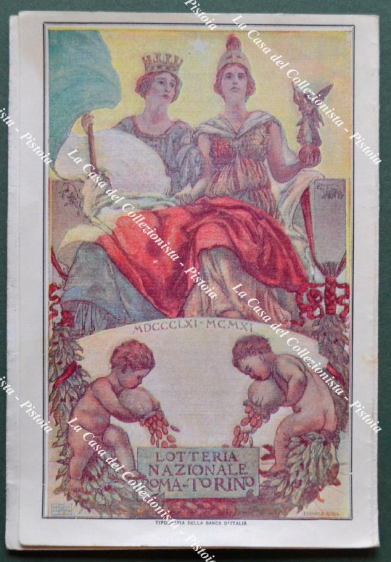LOTTERIA NAZIONALE ROMA TORINO 1911