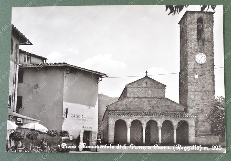 S. PIETRO A CASCIA, Reggello. Cartolina d'epoca viaggiata