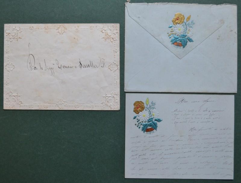 VALENTINE. 2 lettere fine '800.