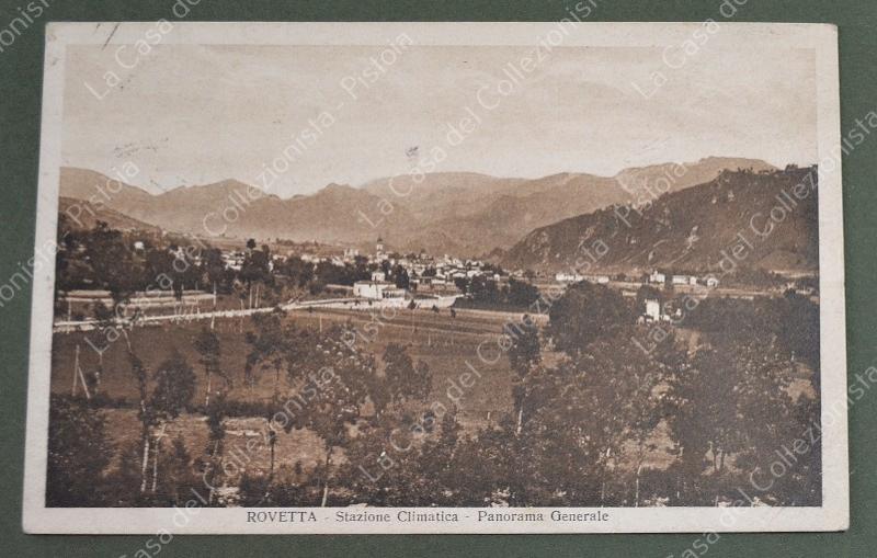 ROVETTA, Bergamo. Cartolina d'epoca viaggiata