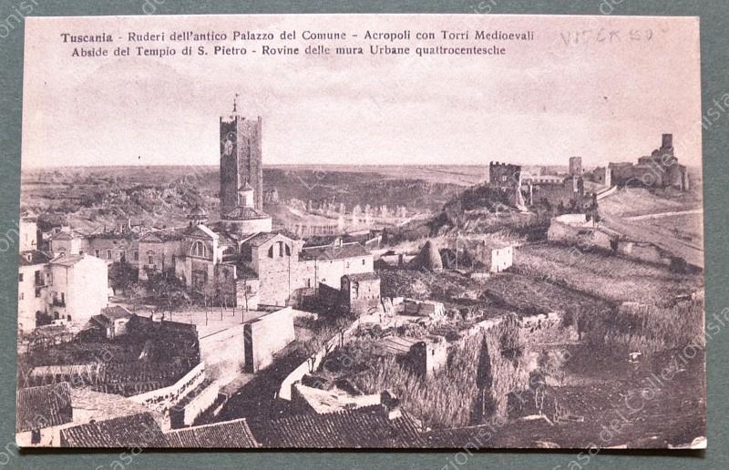 TUSCANIA, Viterbo. Cartolina d'epoca viaggiata