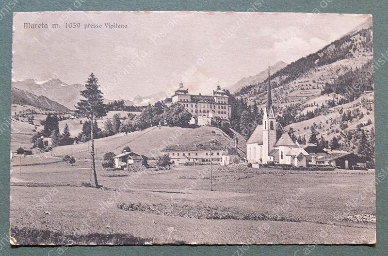 MARETA, Vipiteno, Bolzano. Cartolina d'epoca viaggiata