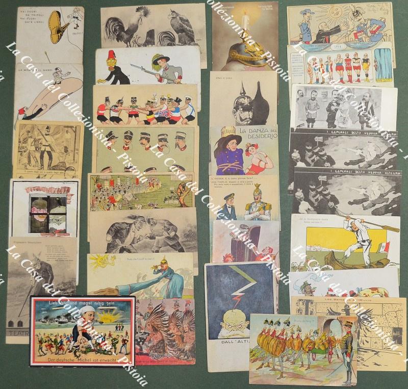 UMORISTICHE PRIMA GUERRA. 29 cartoline d'epoca (5 viaggiate)