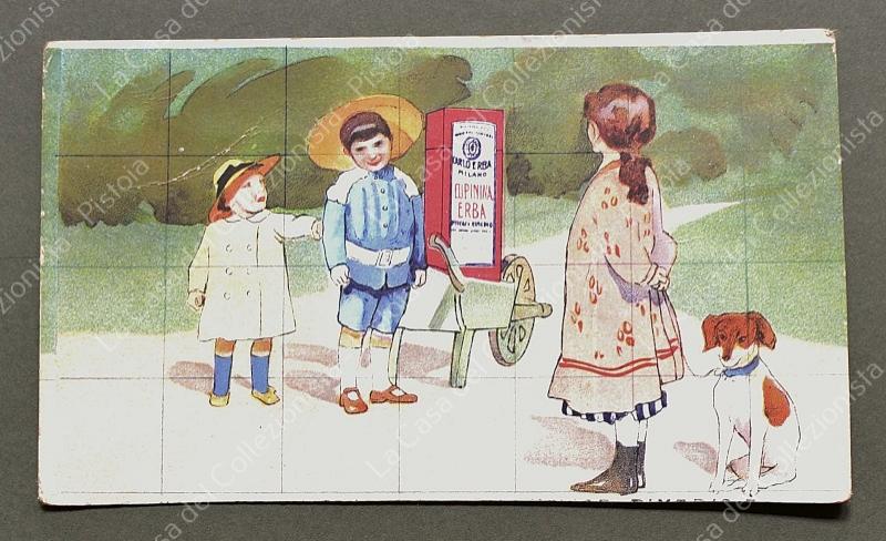 EUPINIA ERBA. Ricostituente. Cartolina d'epoca viaggiata