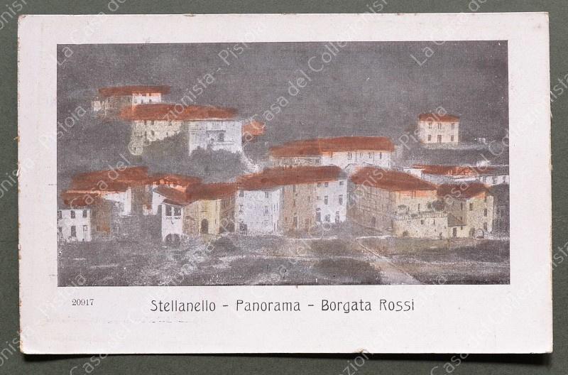 STELLANELLO, Genova. Bprgata Rossi. Cartolina d'epoca viaggiata