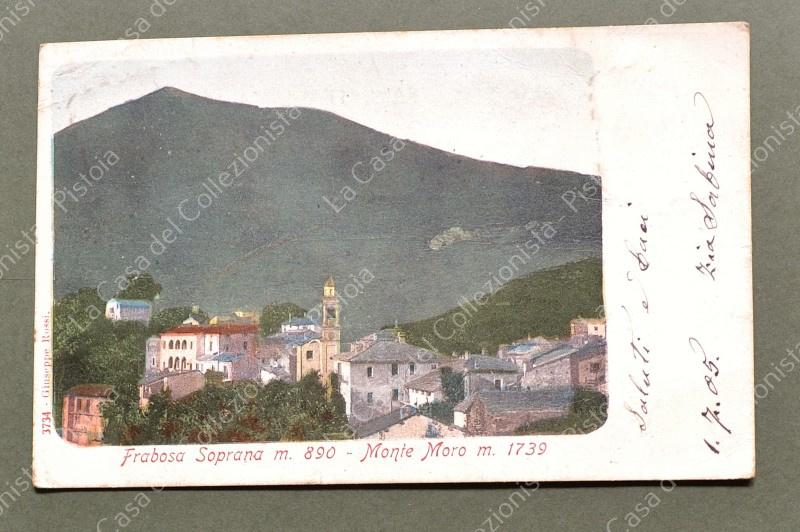 FRABOSA SOPRANA, Cuneo. Cartolina d'epoca viaggiata