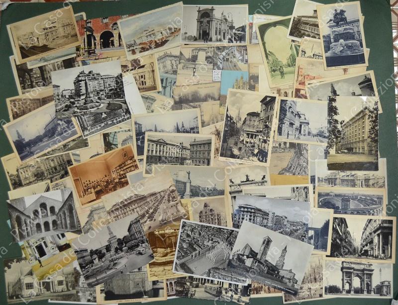 MILANO CITTA'. 170 cartoline d'epoca formato grande e piccolo, molte viaggiate