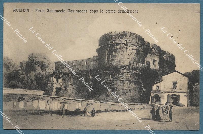 AVENZA, Massa Carrara. Forte Castracane. Cartolina d'epoca viaggiata