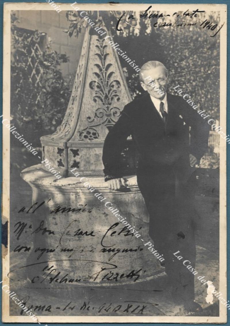 PIZZETTI ILDEBRANDO (Parma 1880 - Roma 1968). Compositore e musicologo italiano.