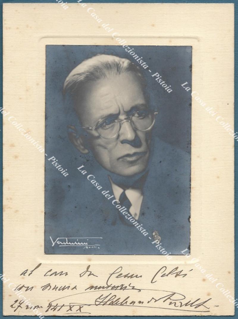 PIZZETTI ILDEBRANDO (Parma 1880 - Roma 1968). Compositore e musicologo italiano.