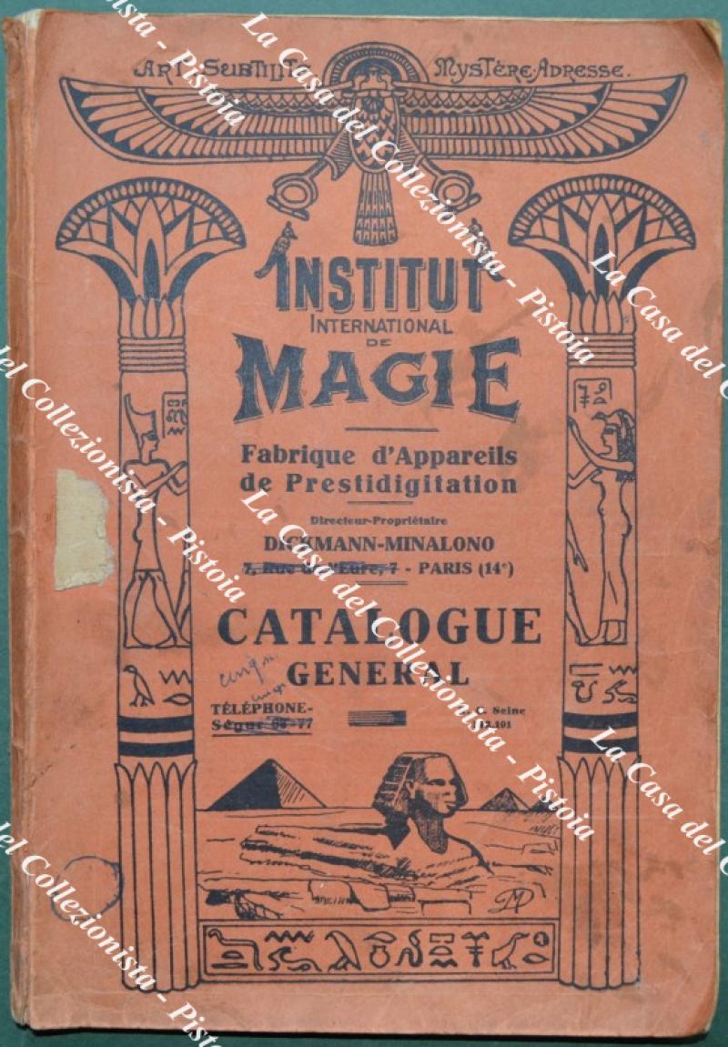 (Illusionismo) CATALOGUE GENERAL DE FABRIQUE D’APPAREILS DE PRESTIDIGITATION. Institut international de magia.