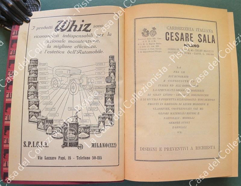 (Automobilismo) ANNUARIO DELL’AUTOMOBILISMO 1930. Roma, Reale Aut. Club Italia, 1930.