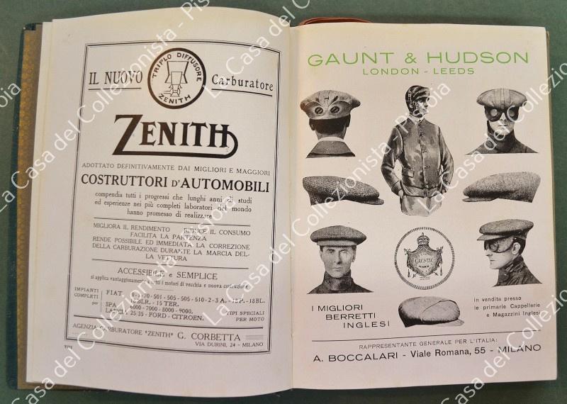 (Automobilismo) ANNUARIO AUTOMOBILISTICO 1923 a cura del Automobile Club di Milano.