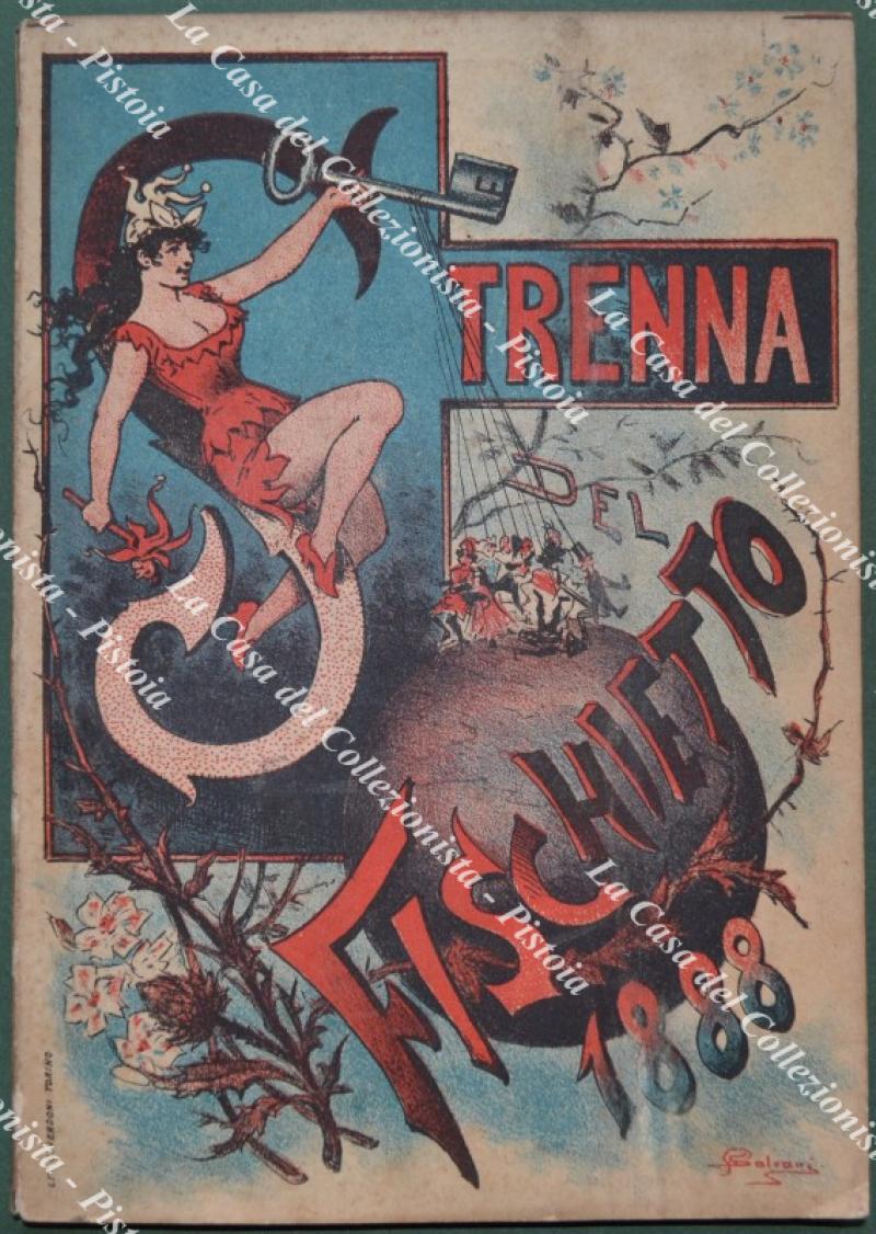 (Umorismo – caricatura) FISCHIETTO. Strenna del 1888.