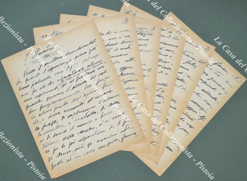 SOFFICI ARDENGO (Rignano sull’Arno 1879 - Forte dei Marmi 1974). Scrittore, pittore e poeta.