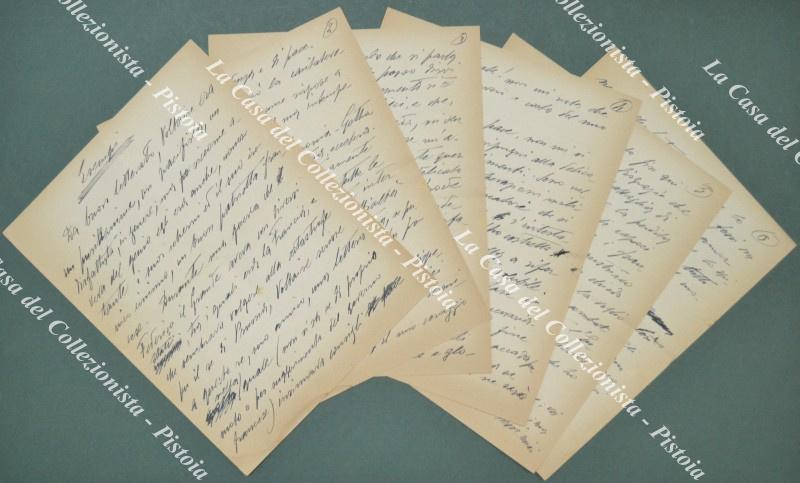 SOFFICI ARDENGO (Rignano sull’Arno 1879 - Forte dei Marmi 1974). Scrittore, pittore e poeta.