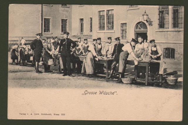 GERMANIA. Sassonia, Riosa. Cartolina d'epoca viaggiata nel 1915