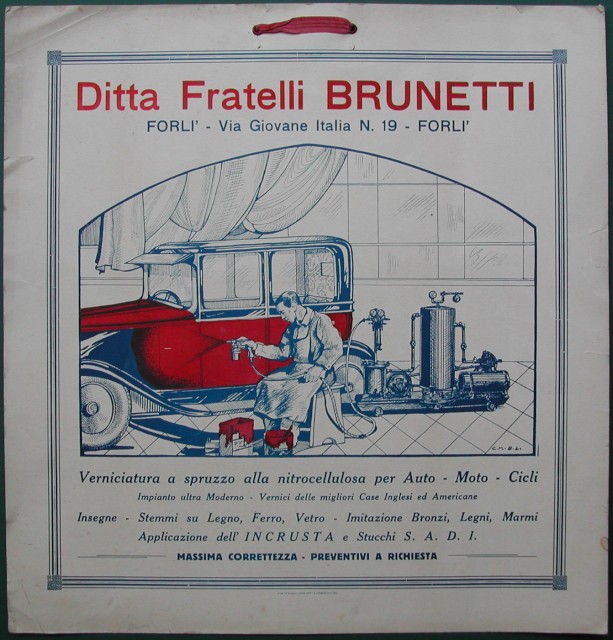 Ditta Fratelli Brunetti in Forlì.