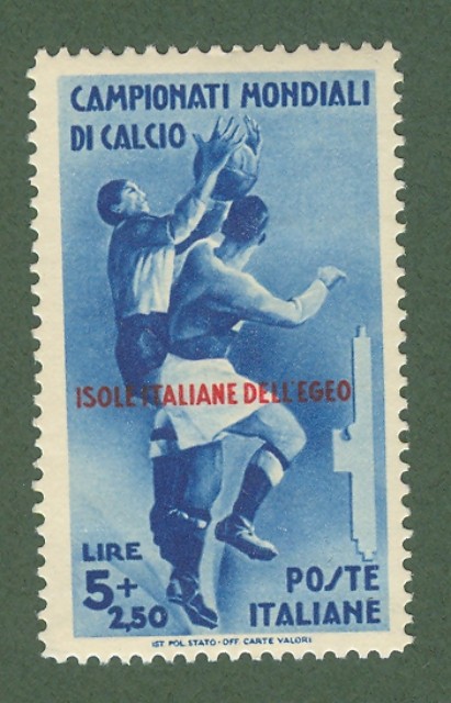 EGEO. Anno 1934. Lire 1,25 serie Calcio (Sassone 78).