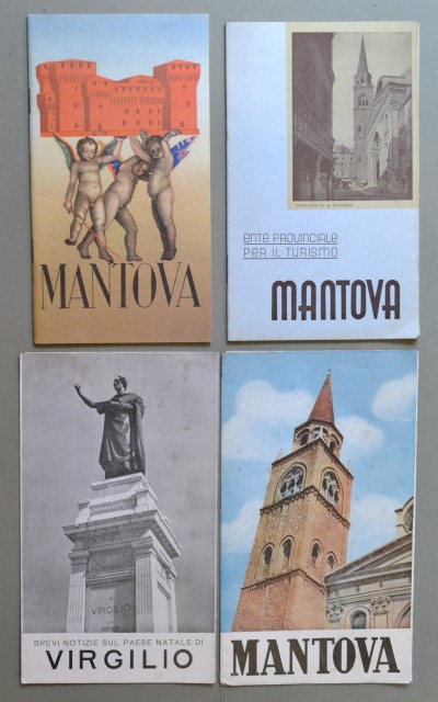 MANTOVA. Insieme di 2 guide (anni 1939 e 1956) e di 2 pieghevoli (anni 1938 e 1939).