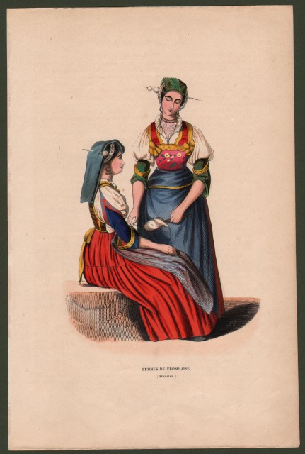 ABRUZZO, Frosolone. Femmes de Frosolone.